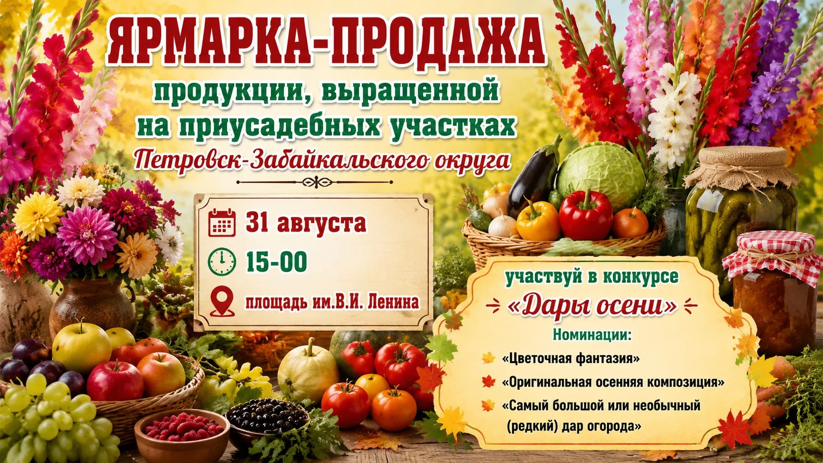 🥰 Уважаемые жители Петровск-Забайкальского округа!