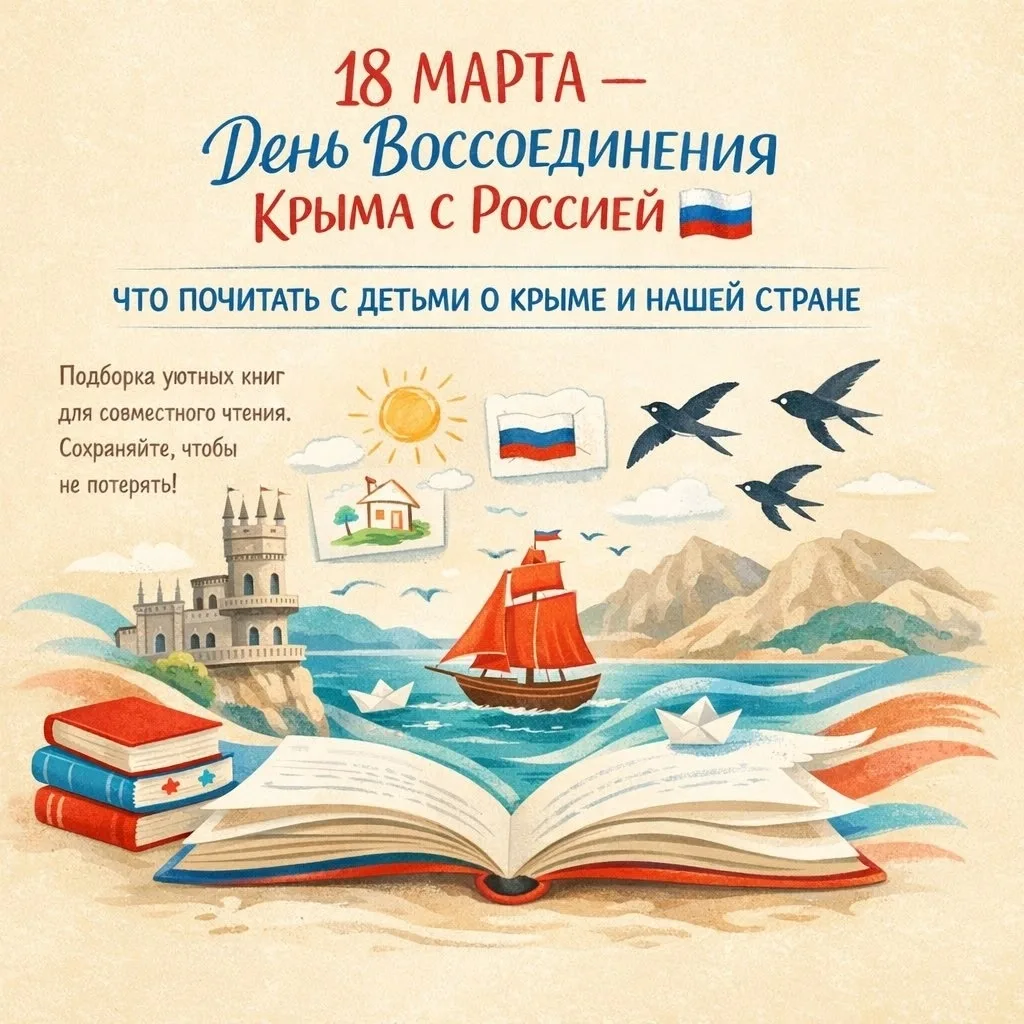 18 марта мы отмечаем особенный день — День воссоединения Крыма с Россией! 🎉 Чтобы расс...