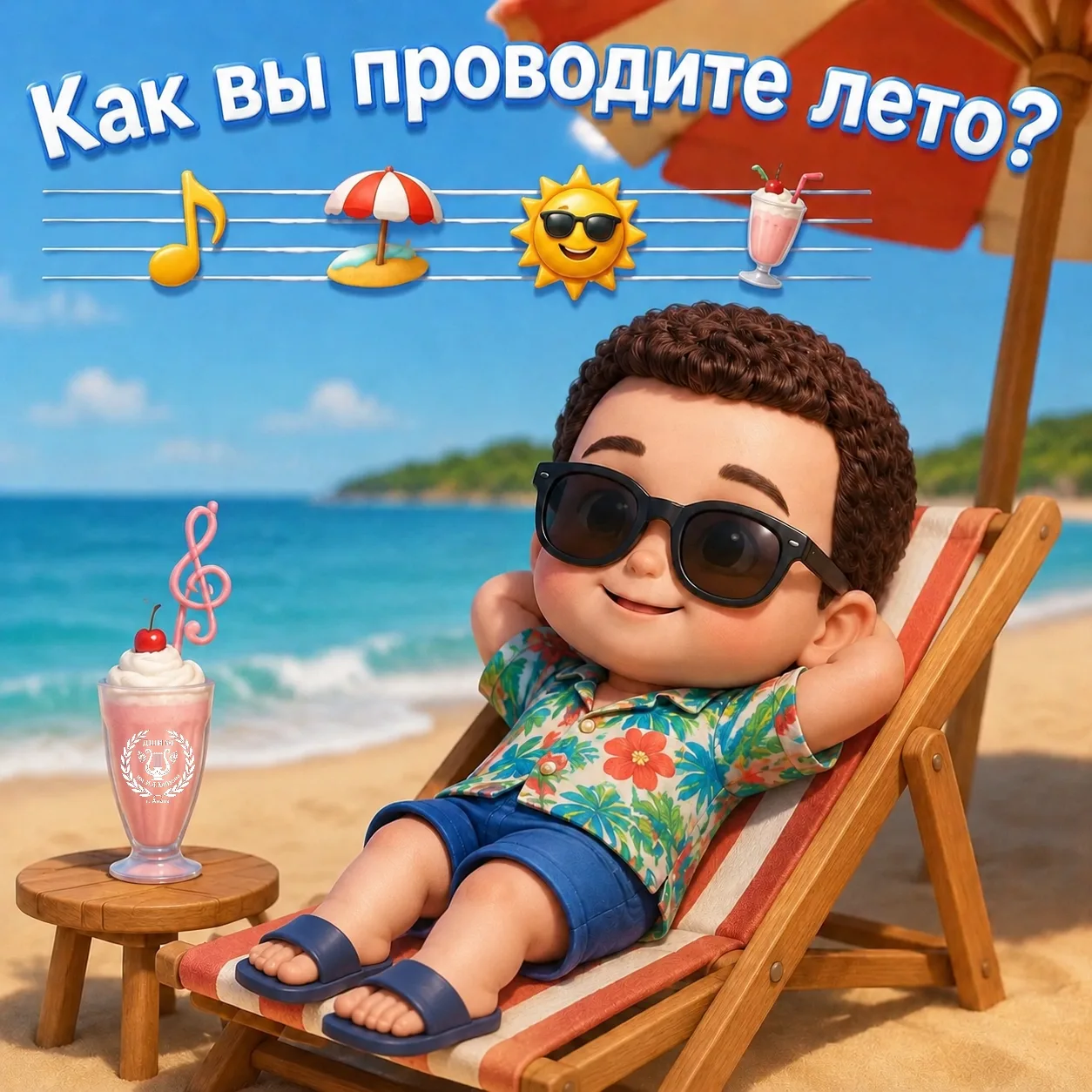 Июнь уже позади! 😱☀️ 
Как бы вы описали  свое лето с помощью эмодзи? 

Время летит невероятно быстр