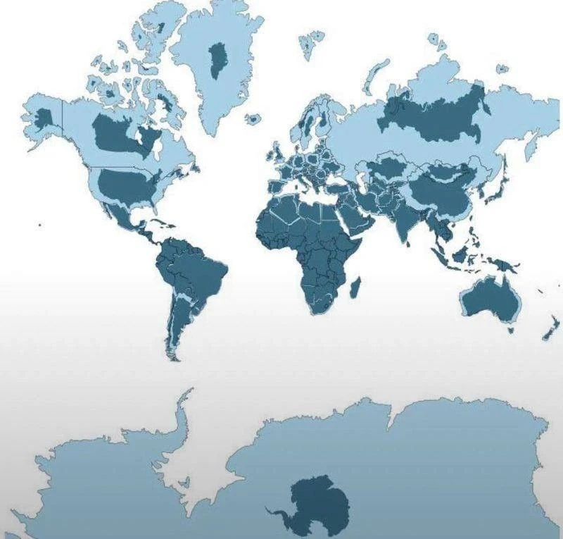 🌍 164 страны в ООН проголосовали за отказ от привычной карты мира – теперь предлагают ...