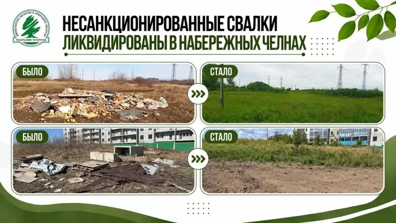 Две крупные незаконные свалки обнаружили в Набережных Челнах