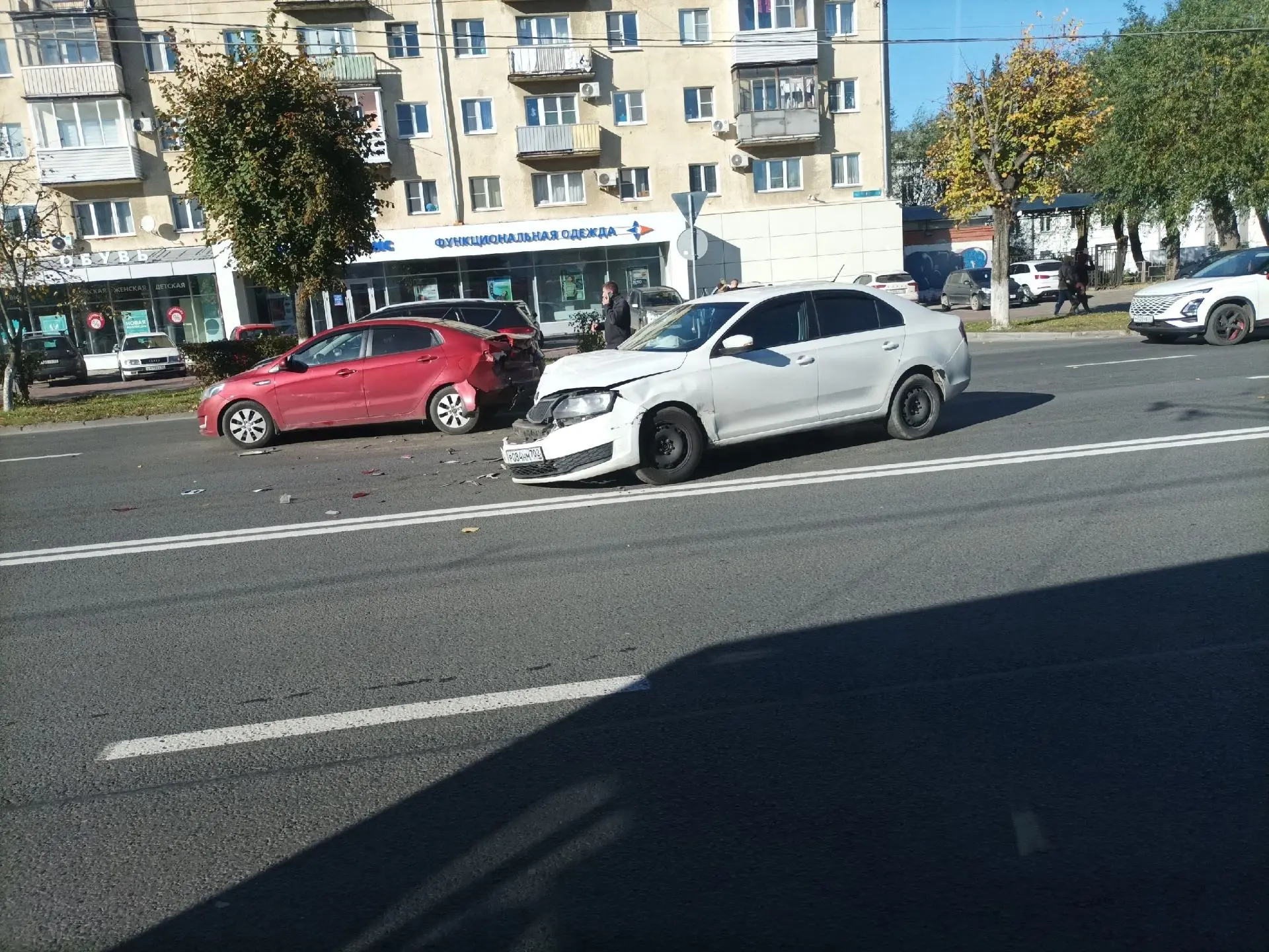 Проспект Ленина в сторону киномакса.