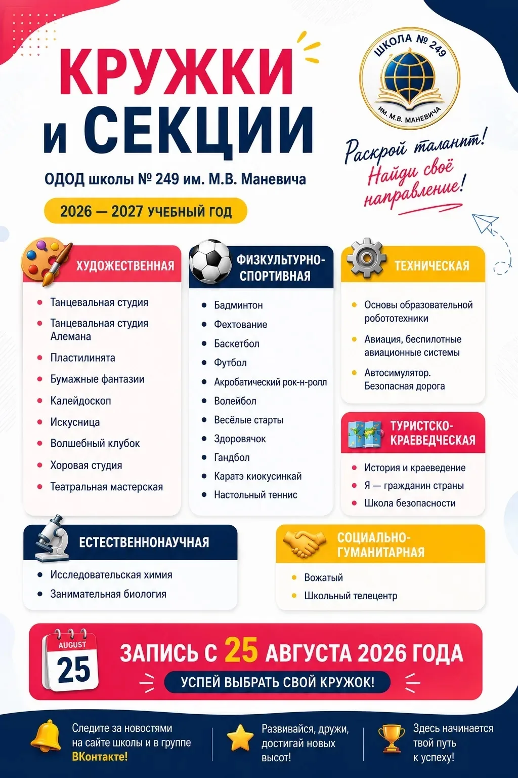 🎓 Уважаемые родители и ребята!