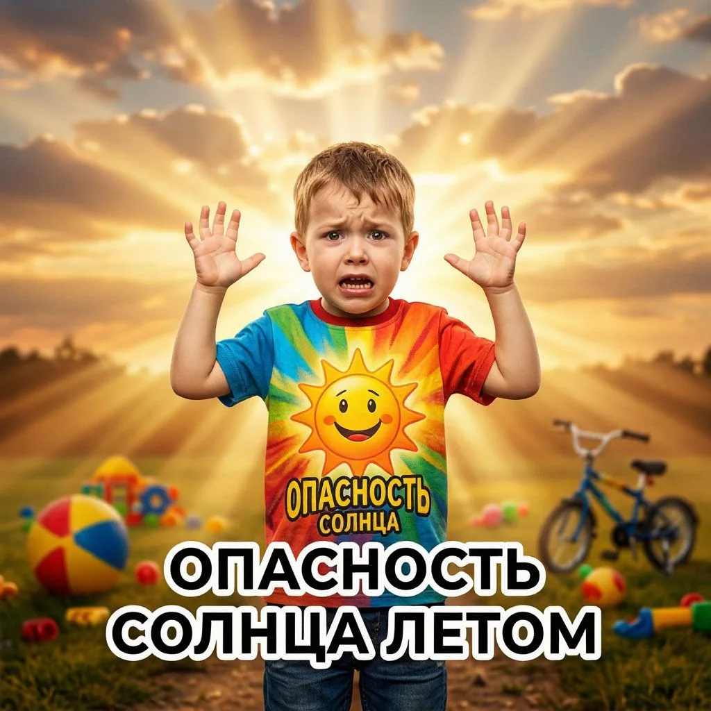 Опасность солнца летом для детей
Лето — пора активного солнца, и важно защитить детей от его негатив