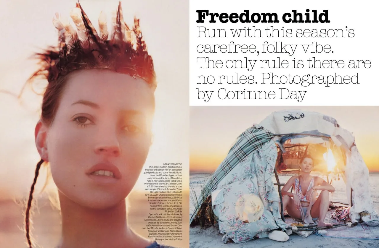 Throwback дня — Екатерина на фотографиях Коринн Дэй для Vogue UK February 2002