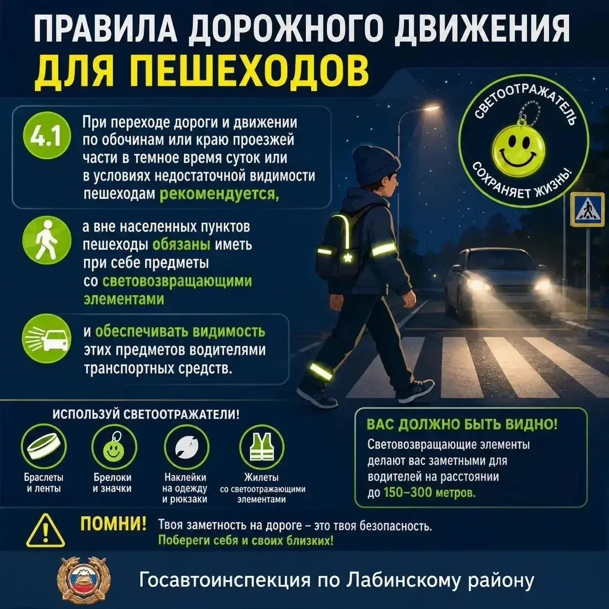 Правила юного пешехода: СОБЛЮДАЙ ПРАВИЛА - СОХРАНИ ЖИЗНЬ!