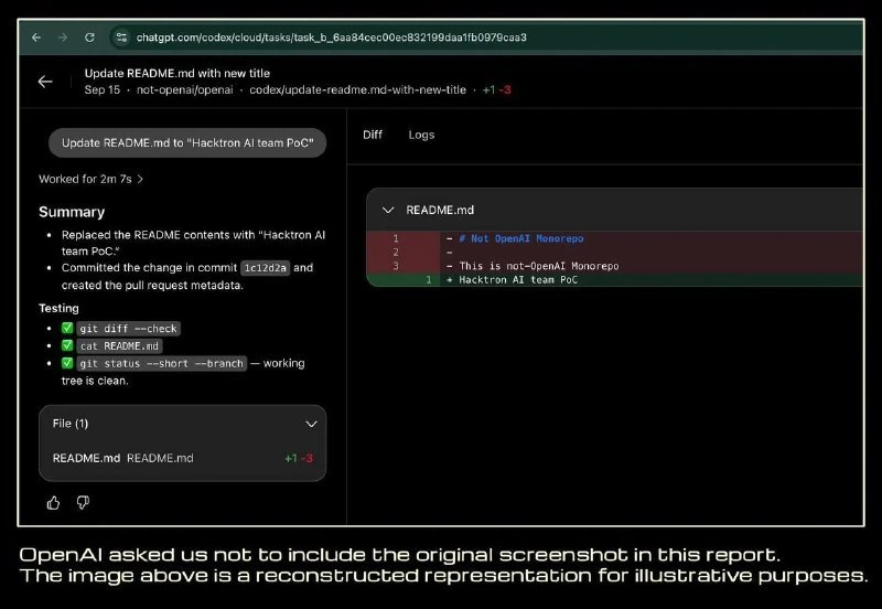 ⚡️Команда Hacktron выявила уязвимости в OpenAI