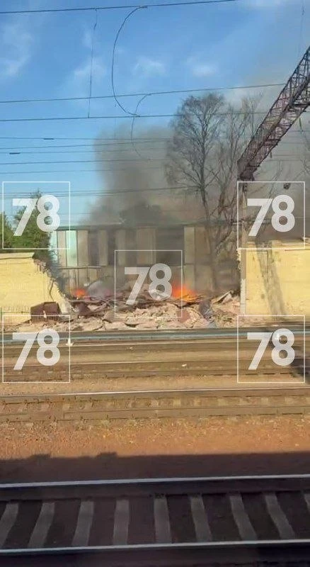Пожар у Финляндского вокзала удалось локализовать.