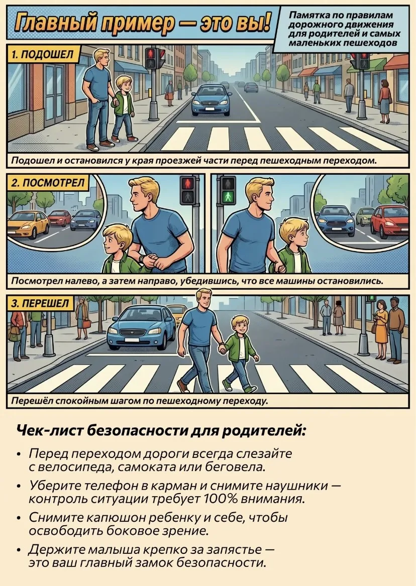 «Безопасность на дорогах» — это про нашу заботу о самых дорогих.