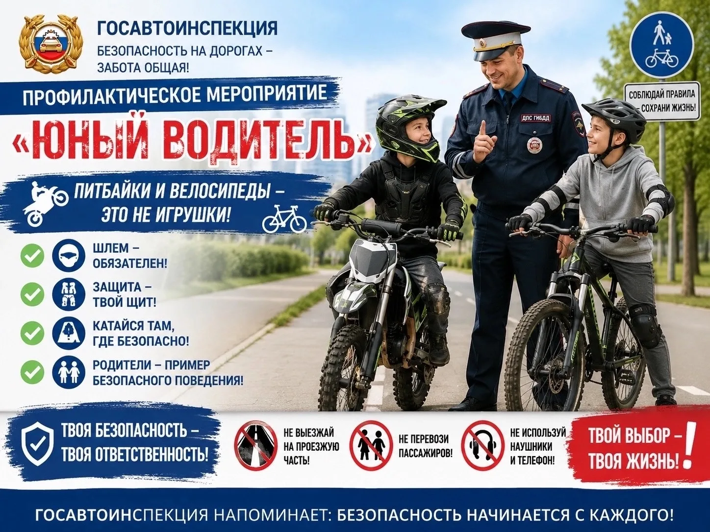 🚔 С 15 по 28 июня 2026 года на территории обслуживания проводится первый этап профилактического мер