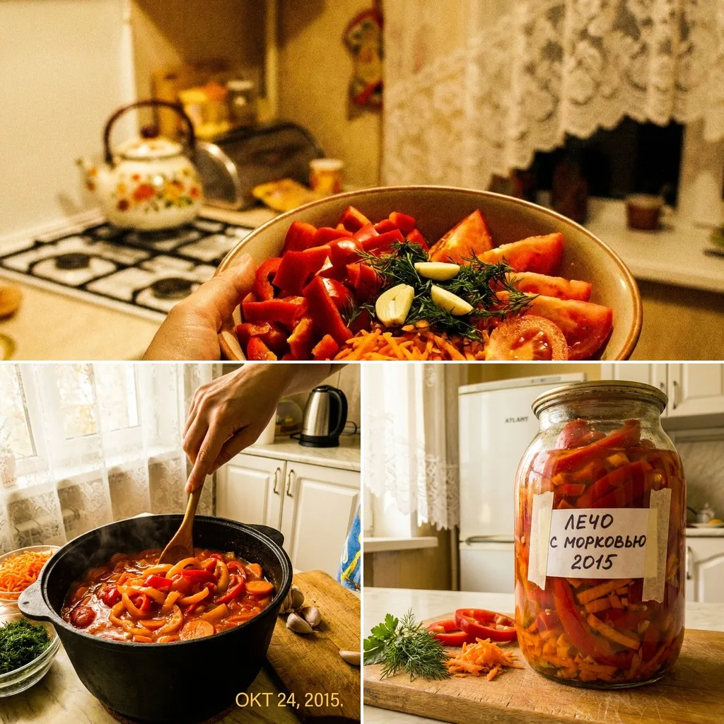 🥕 ЛЕЧО С МОРКОВЬЮ