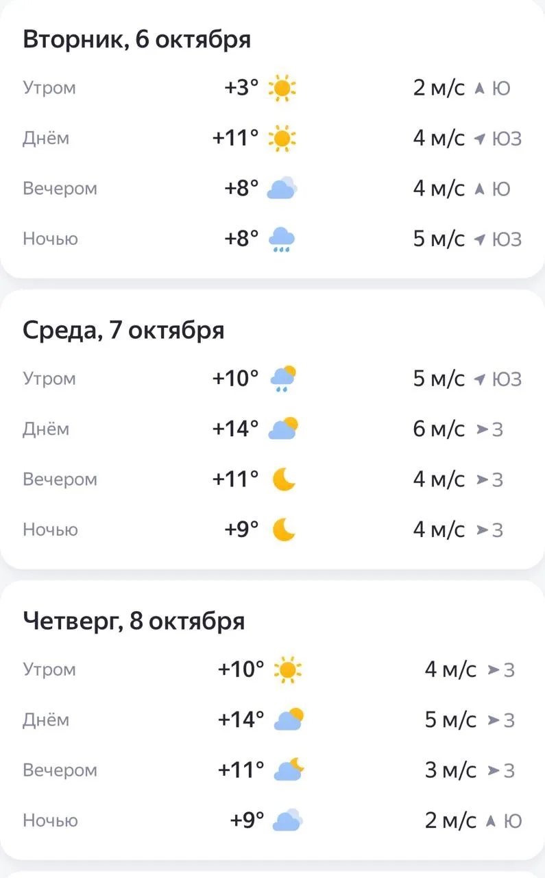 🌡️ Второе бабье лето: через неделю в Казани потеплеет почти до +15