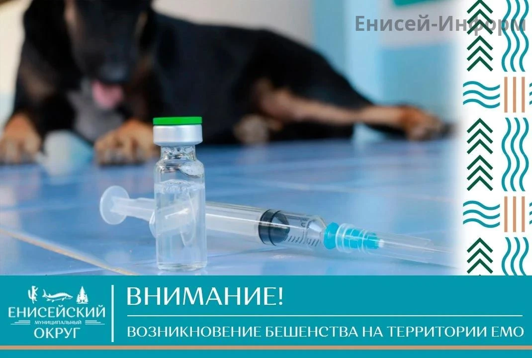 Уважаемые жители Енисейского муниципального округа! Уведомляем Вас о возникновении беше...