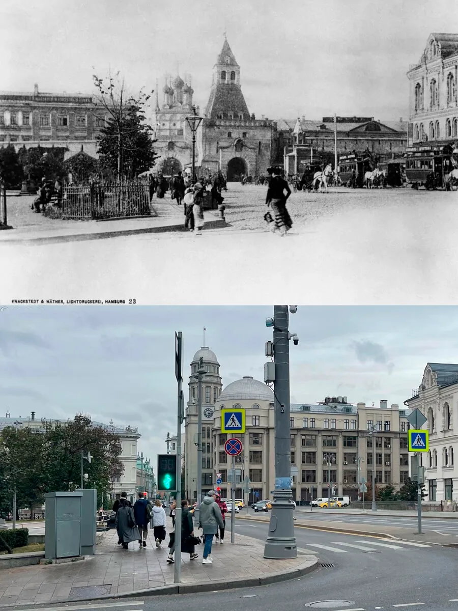 📍Ильинский сквер. 

1900/2023 год.

💡Одно из первых преобразований в этой местности произвел Петр 