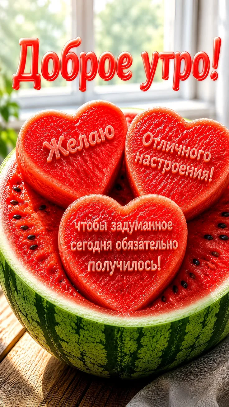 🌞🎉 Чудесного утра! Везения и хорошего настроения!