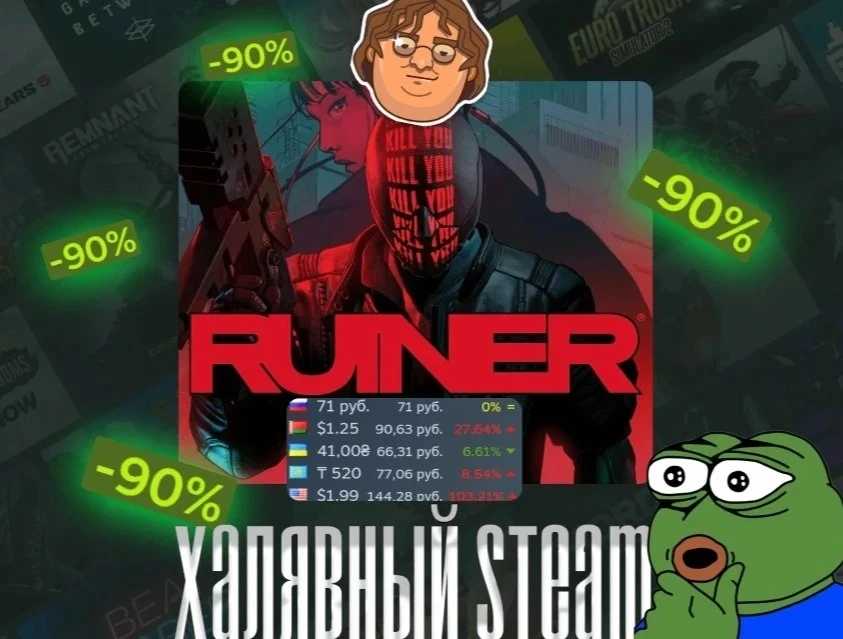 🤘 Ghostrunner Ruiner — RUINER получила скидку9️⃣0️⃣

брутальный экшн-шутер, действие которого разво