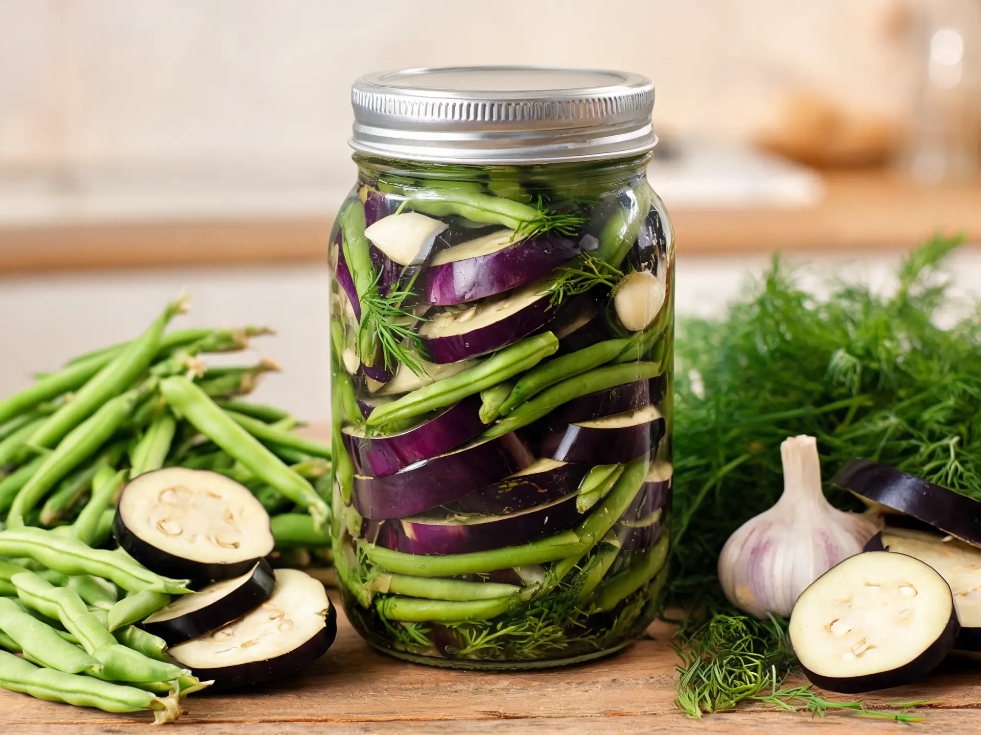 🍆🥦 Баклажаны со стручковой фасолью на зиму 🍅 — сытная закуска с кавказским колоритом!

Ингредиент