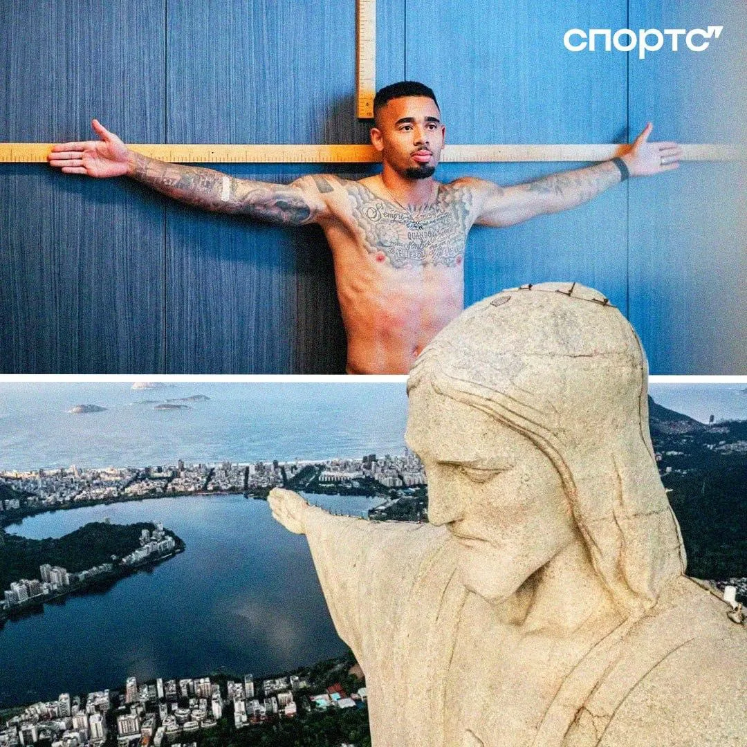 ✝️ Габи Жезус прямо на медосмотре в «Барселоне» увидел линейки на стене, напомнившие ем...