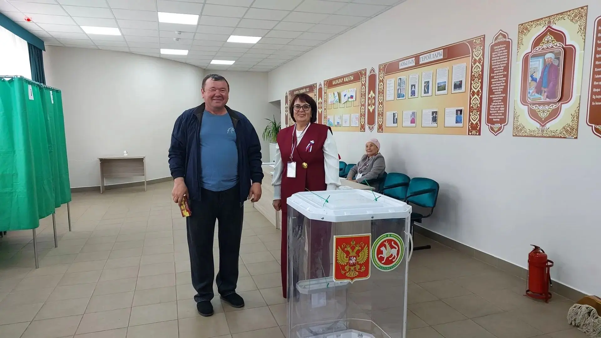 Герой труда - у избирательных урн!