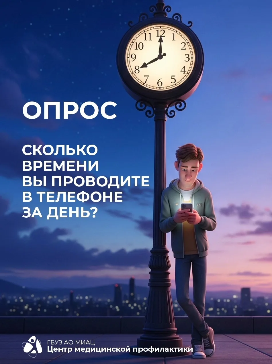 📱 Сколько времени вы проводите в телефоне за день? Давайте проверим 
 
Смартфон всегда под рукой. С