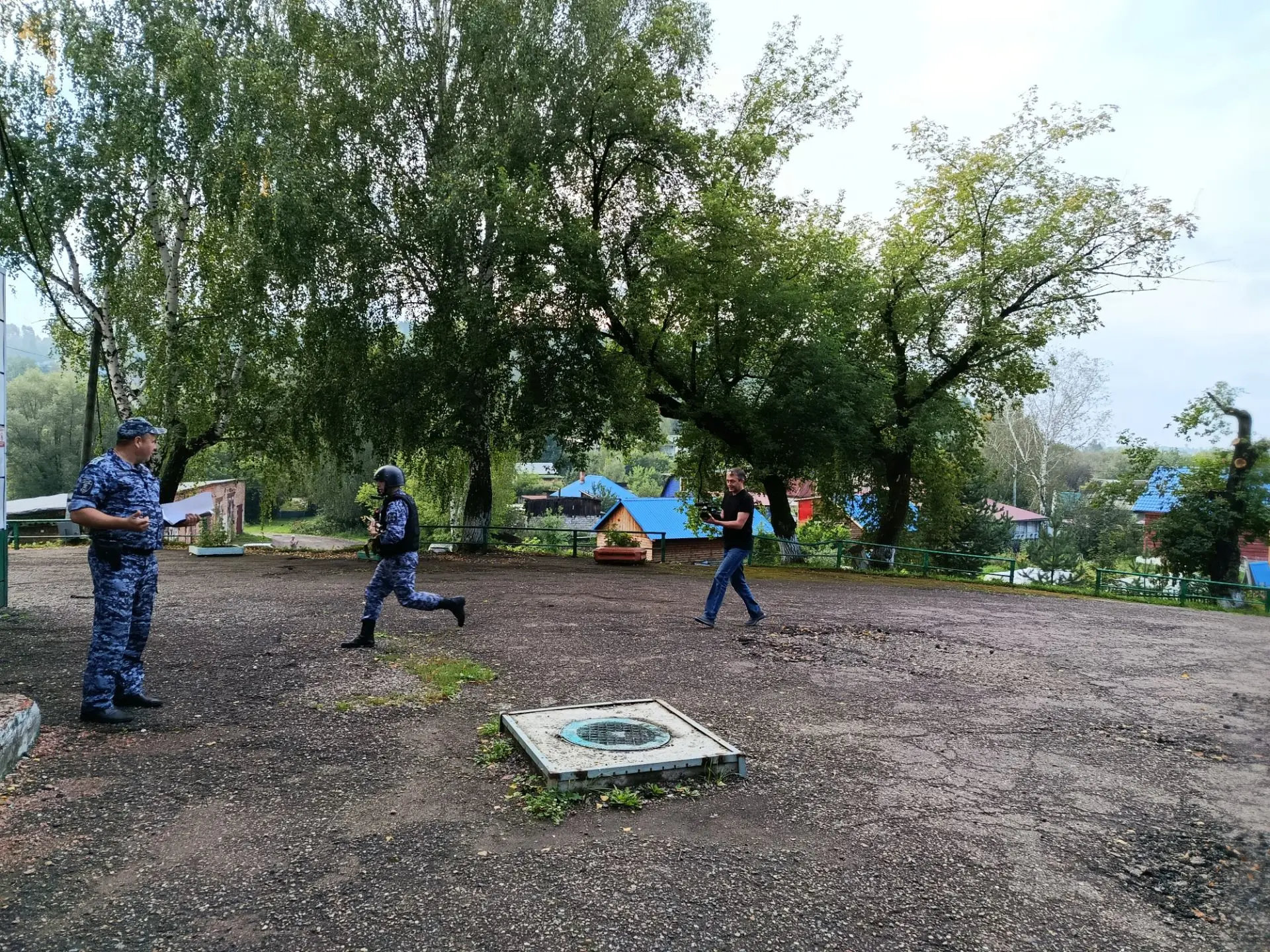 19.08.2026 г. на базе нашей школы прошли Всероссийские учения по отработке комплексных ...