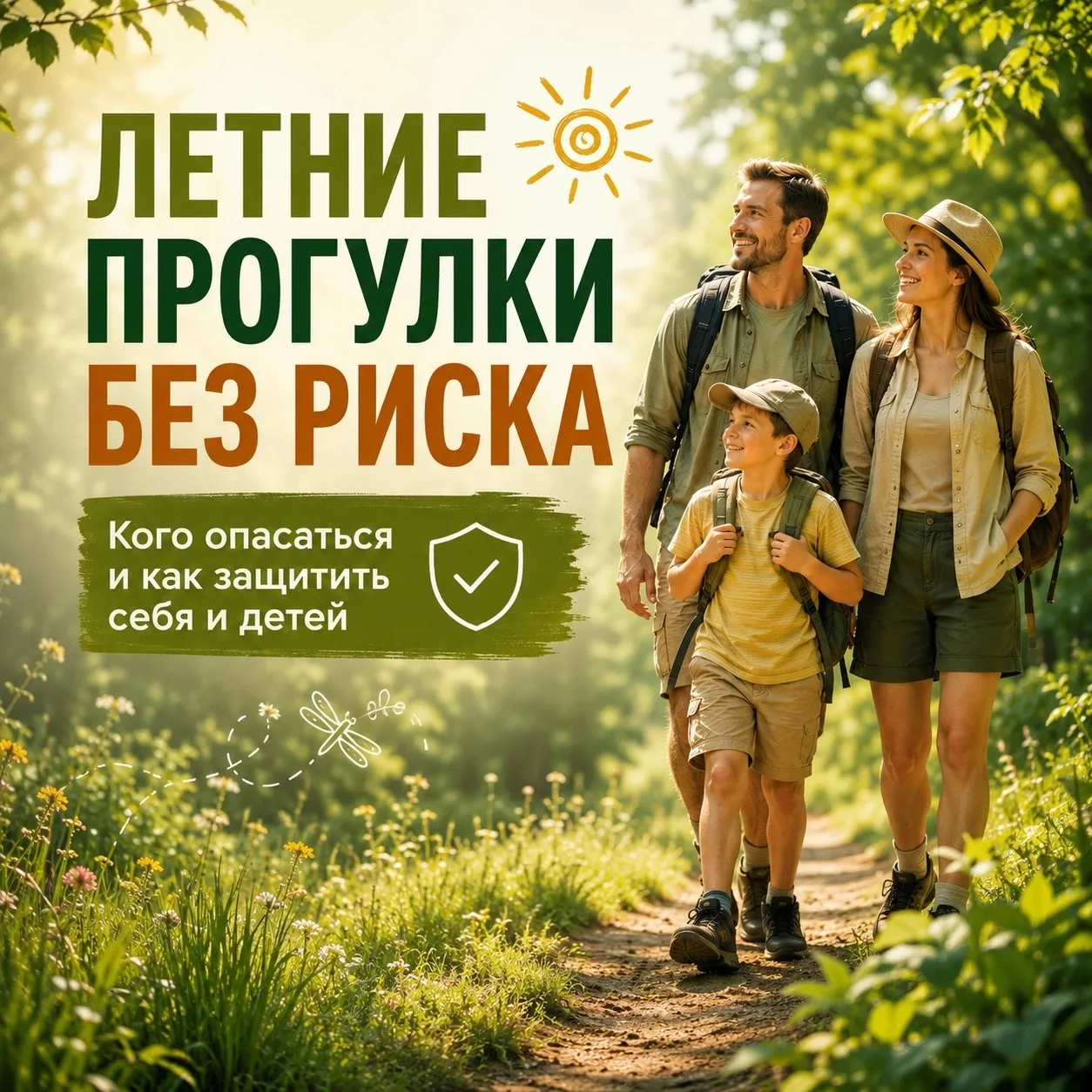 Лето — время долгих прогулок, походов в лес и отдыха у воды. Но вместе с тёплыми днями активизируютс