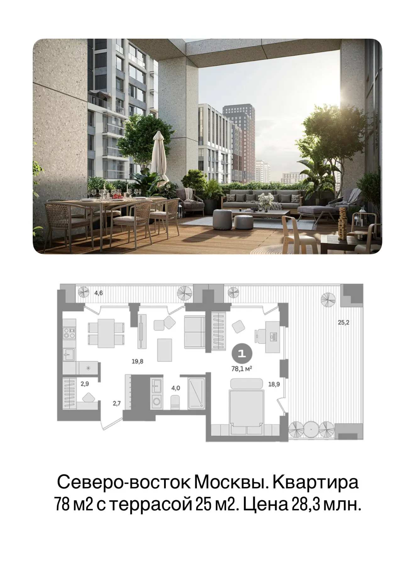 Квартиры с большими террасами. Делюсь своими находками. Подборка в ленте 👆🏻