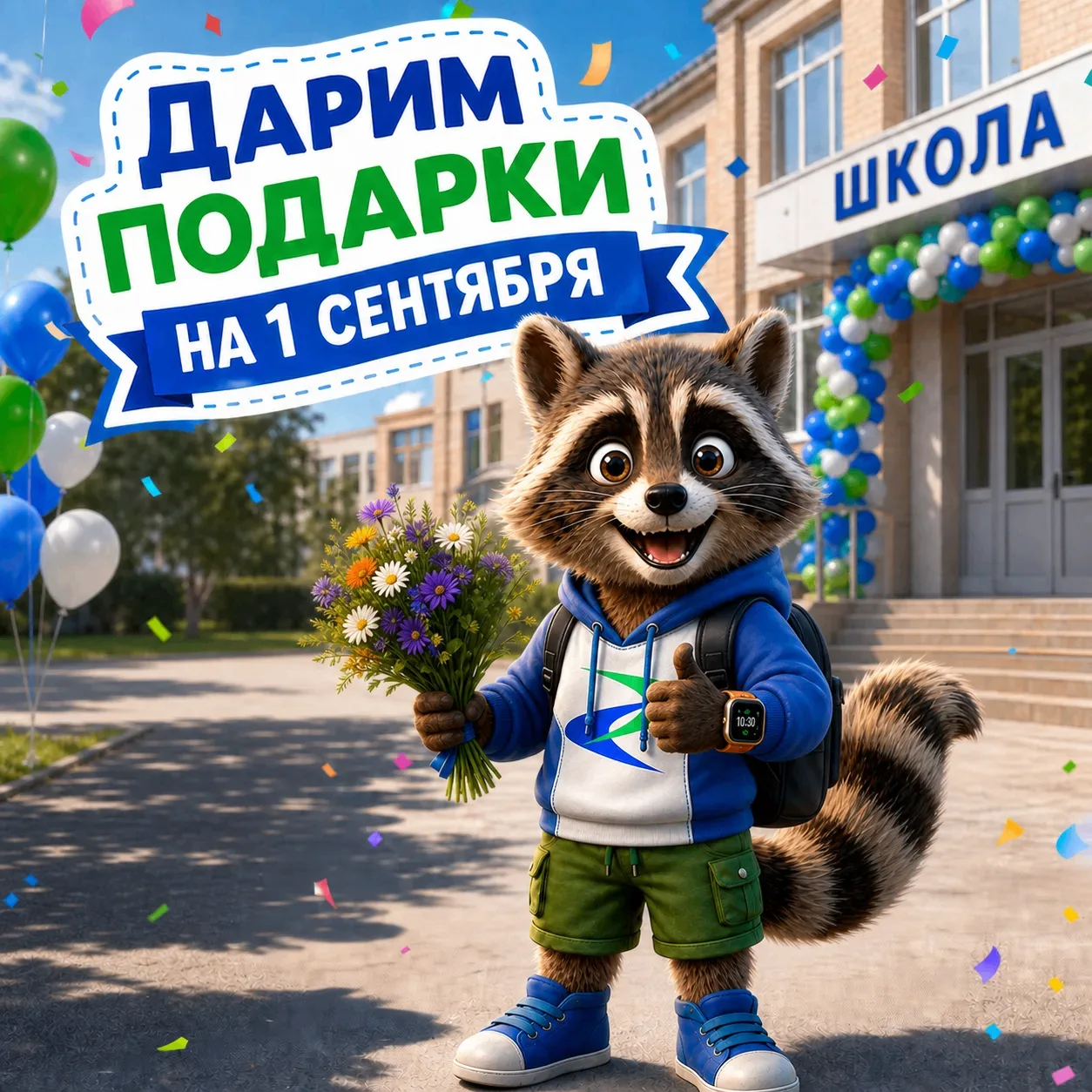 📚  ЛУГАКОМ ДАРИТ ПОДАРКИ НА 1 СЕНТЯБРЯ!