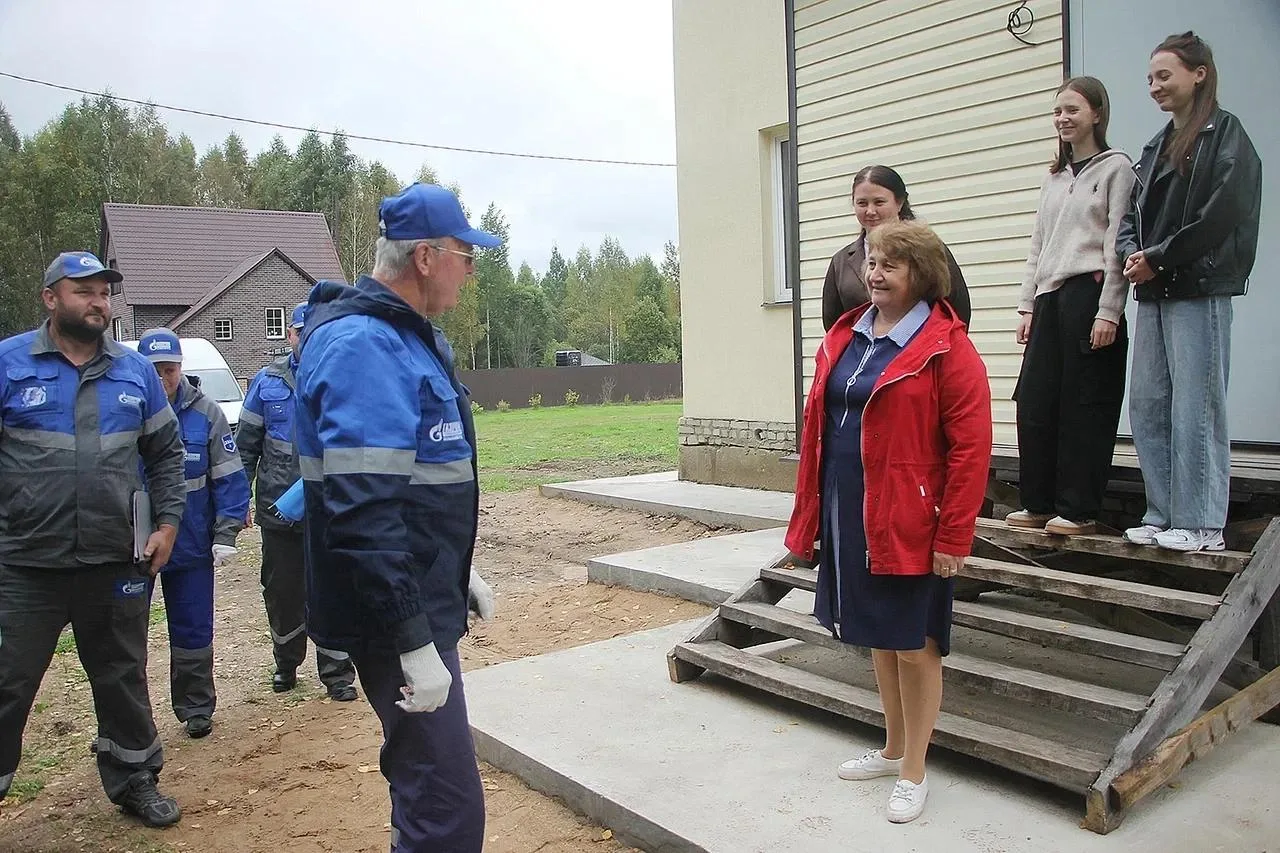📍В поселке Демянск Новгородской области газифицировали дом семьи участников СВО
