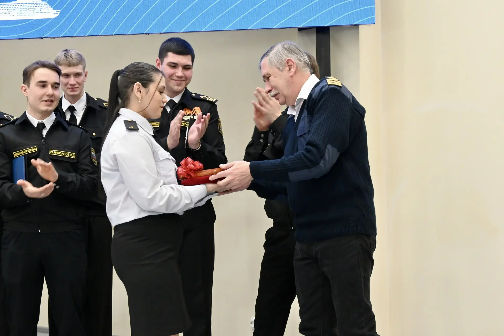 27 февраля в ИМРФ имени Героя Советского Союза М.П. Девятаева – КФ ФГБОУ ВО «ВГУВТ» состоялась торже