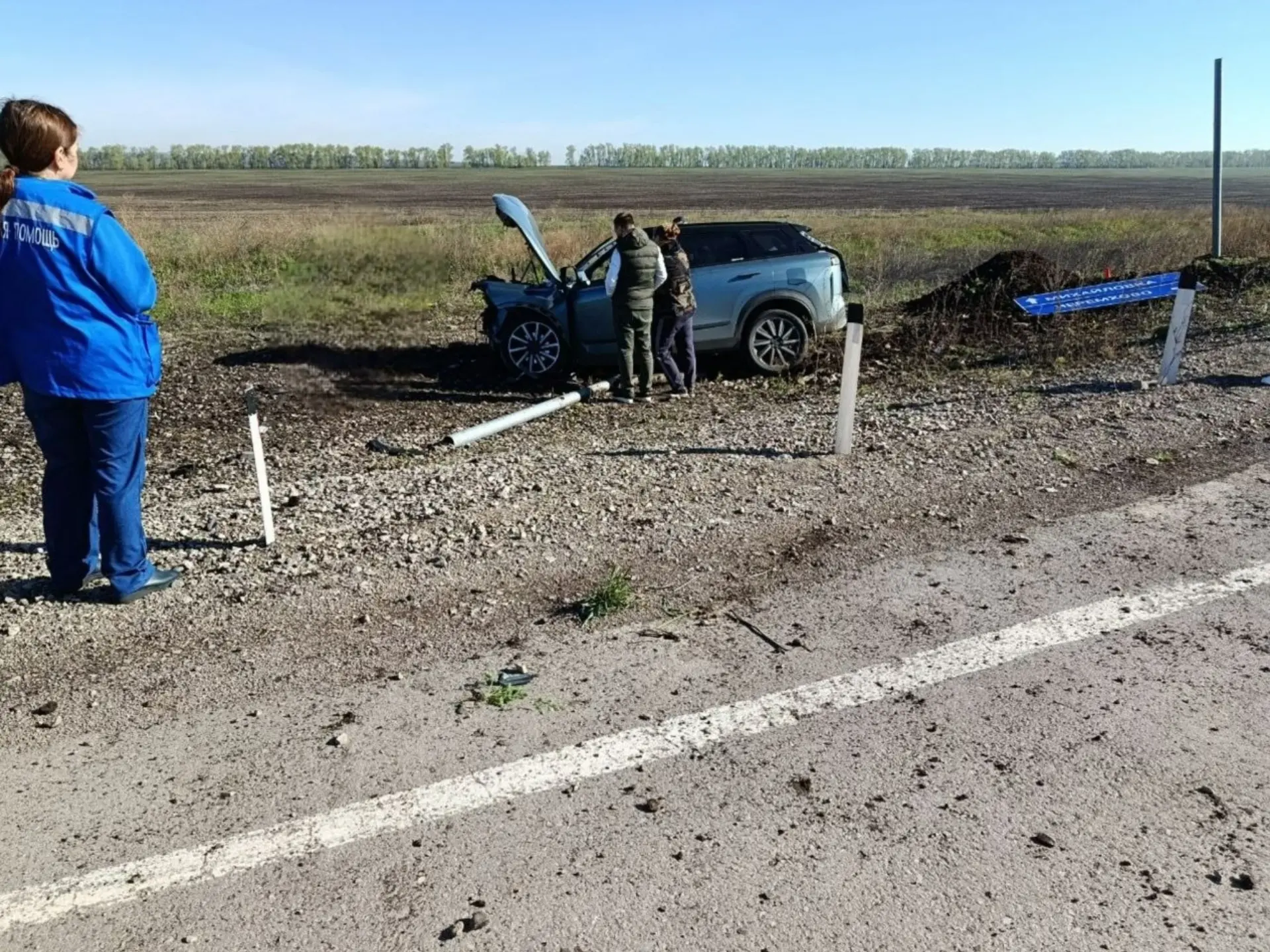 😢20-летний водитель погиб в ДТП в Черемховском районе.  Авария произошла утром вблизи посёлка Михайл