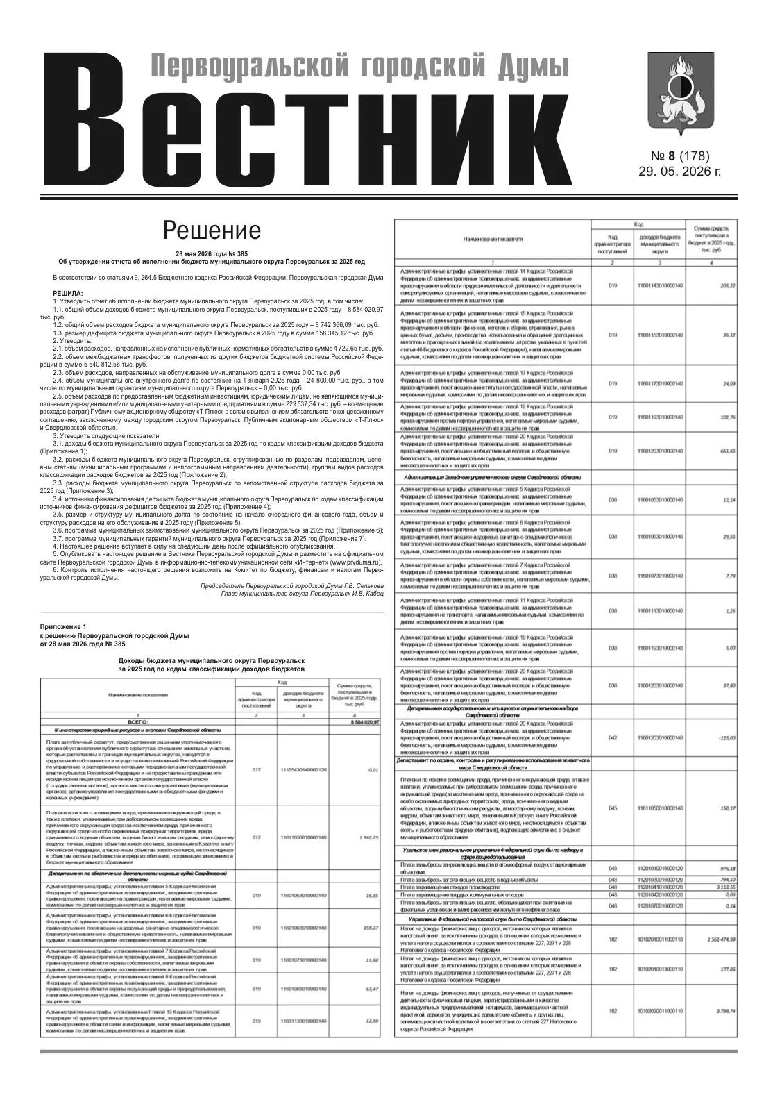 🆕Вышел свежий номер газеты "Вестник Первоуральской городской Думы" www.prvduma.ru/vest...