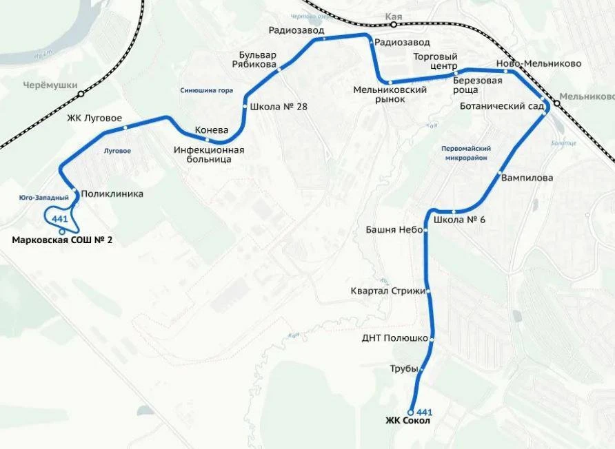🚌Новый автобус № 441 запустят в Иркутске с 1 сентября.