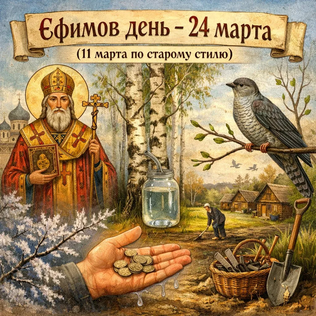 Ефимов день — 24 марта (11 марта по старому стилю)