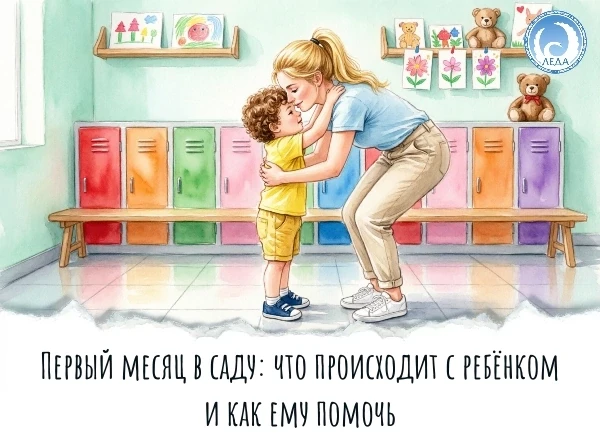 Первый месяц в саду: что происходит с ребёнком и как ему помочь 👶