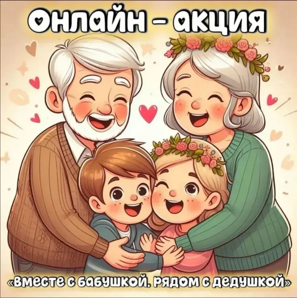 К онлайн-акции "Вместе с бабушкой,  рядом с дедушкой " присоединился  ученик 1в класса ...