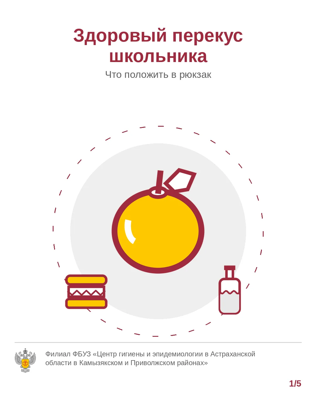 🍎 Здоровый перекус школьника: что положить в рюкзак