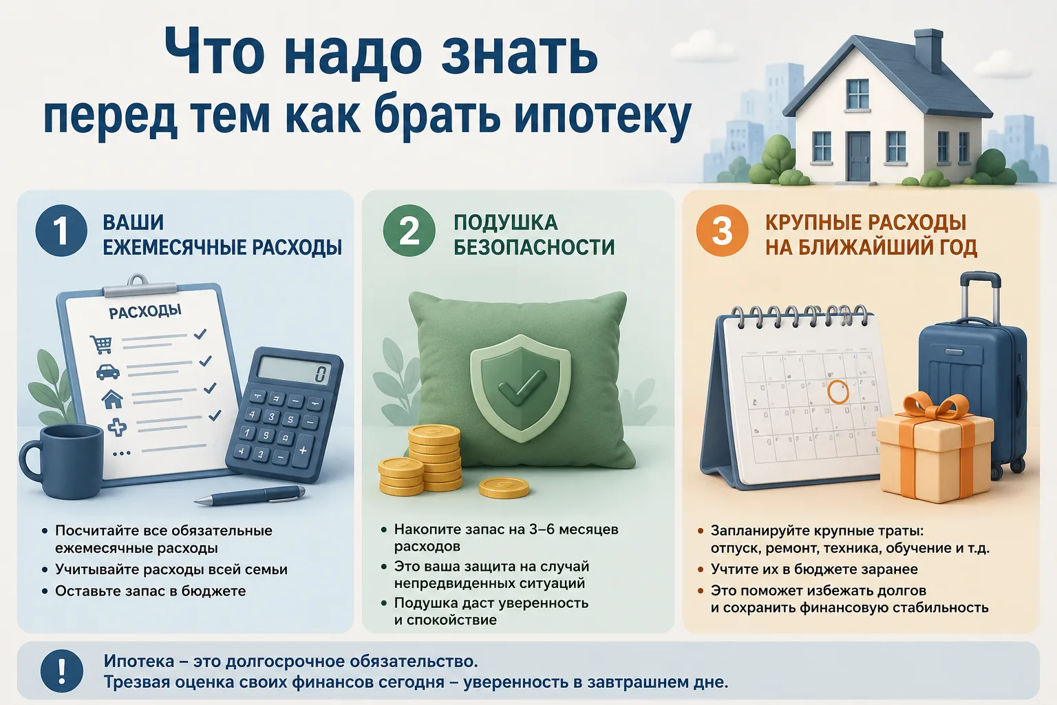 Ваш фундамент: три параметра, без которых нельзя брать ипотеку или открывать вклад