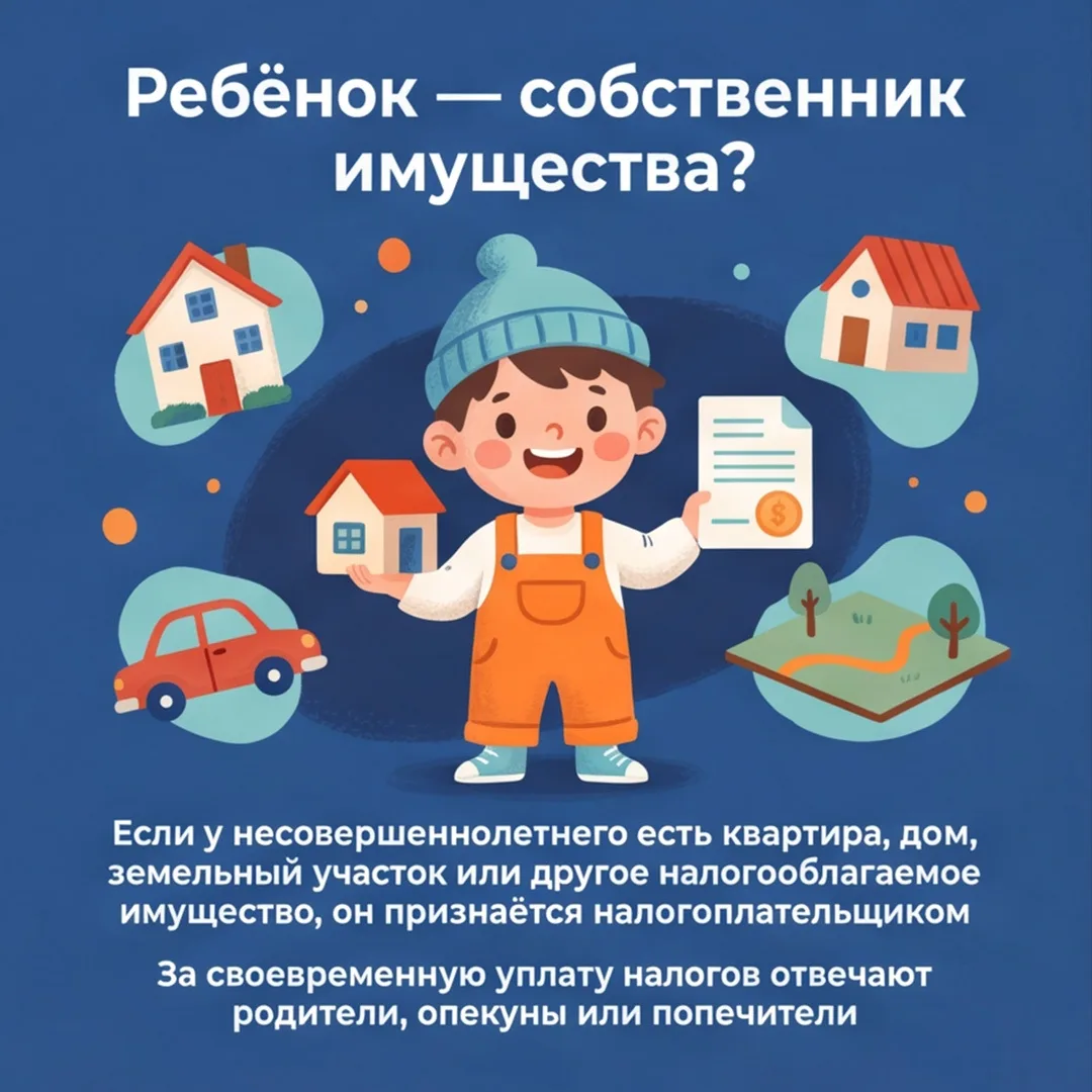 Как родителям оплатить налоги за ребёнка
