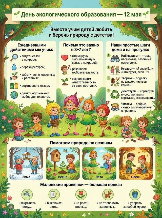 🌎День экологического образования — 12 мая!