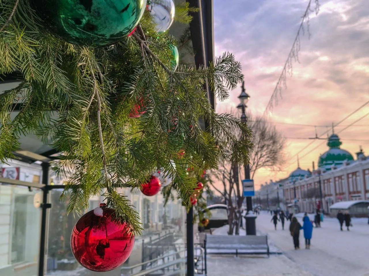 «Пешеходный зимний Любинский» в Омске 🎄