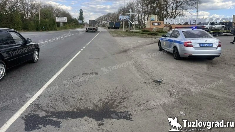 Смертельное ДТП с мотоциклом у въезда в Новочеркасск