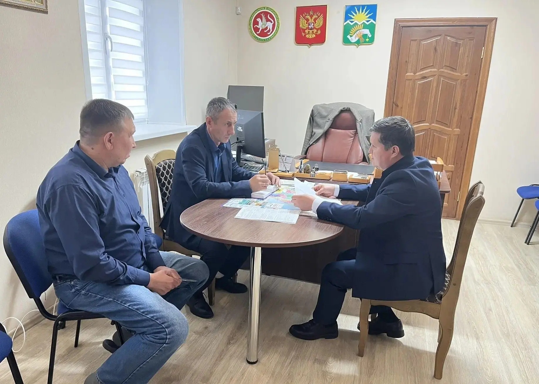 ✅ Начальник ГУВ КМ РТ Тимур Галеев с рабочим визитом посетил Буинский район. Целью визи...
