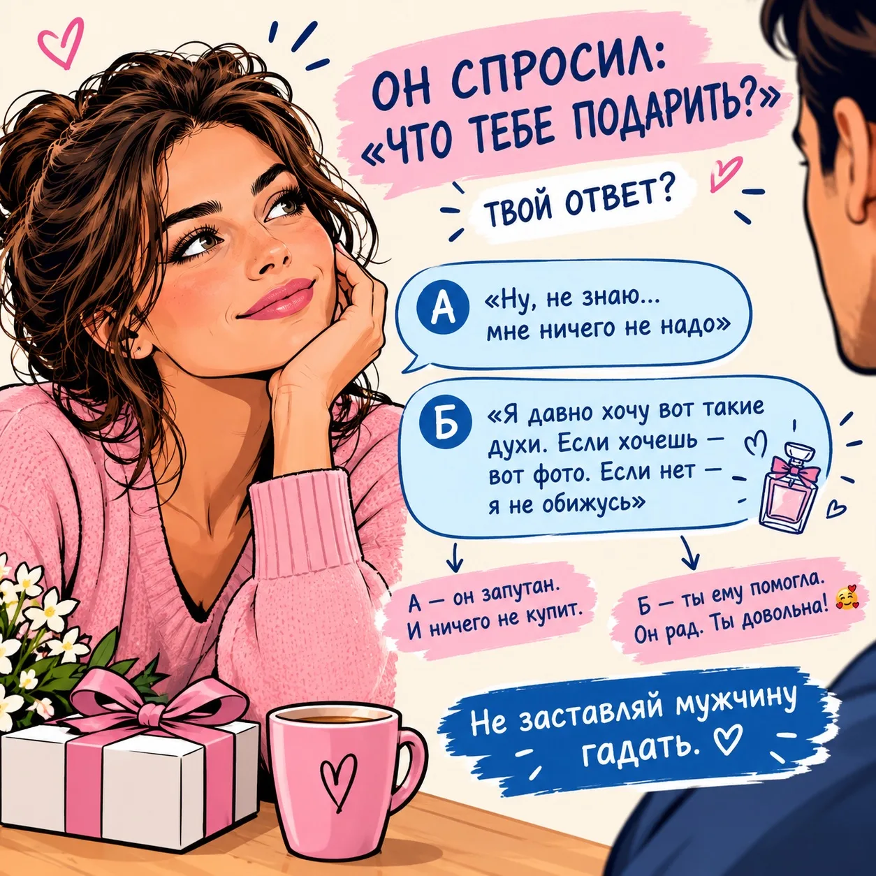 🎀 ОН СПРОСИЛ: «ЧТО ТЕБЕ ПОДАРИТЬ?» ТВОЙ ОТВЕТ?