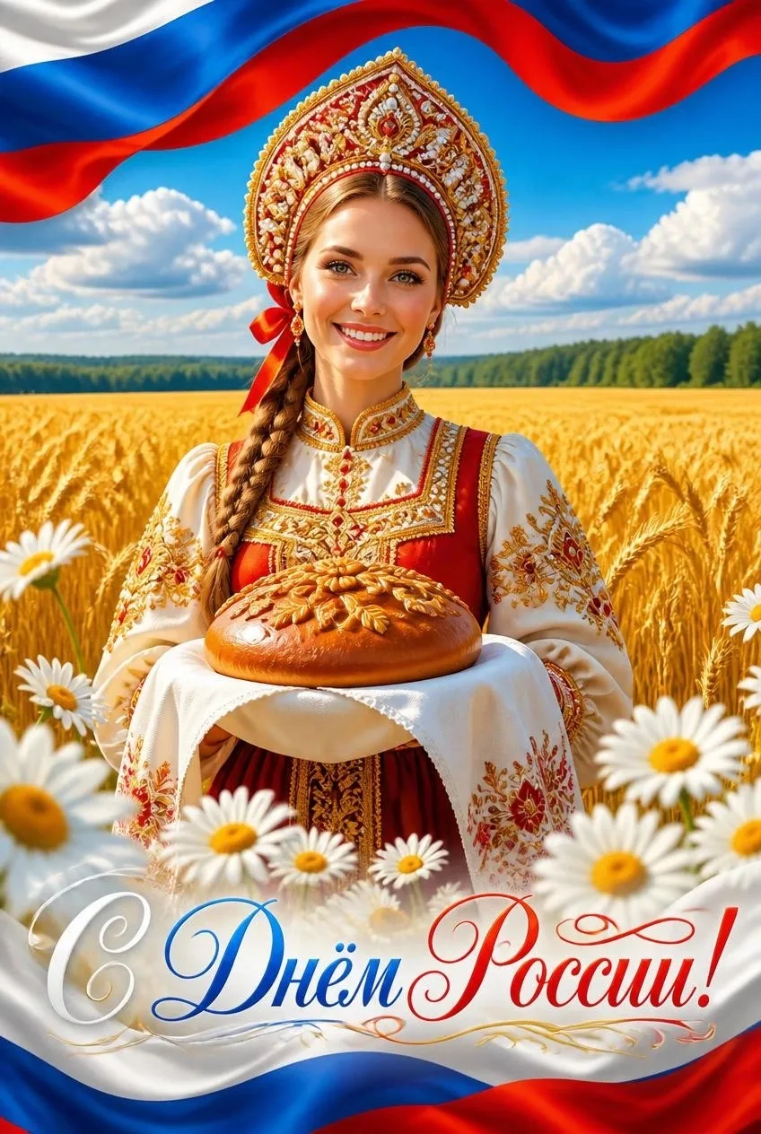 С Днём России! 🤍💙❤️

💌 Добрые открытки в MAX
👉 Подписаться