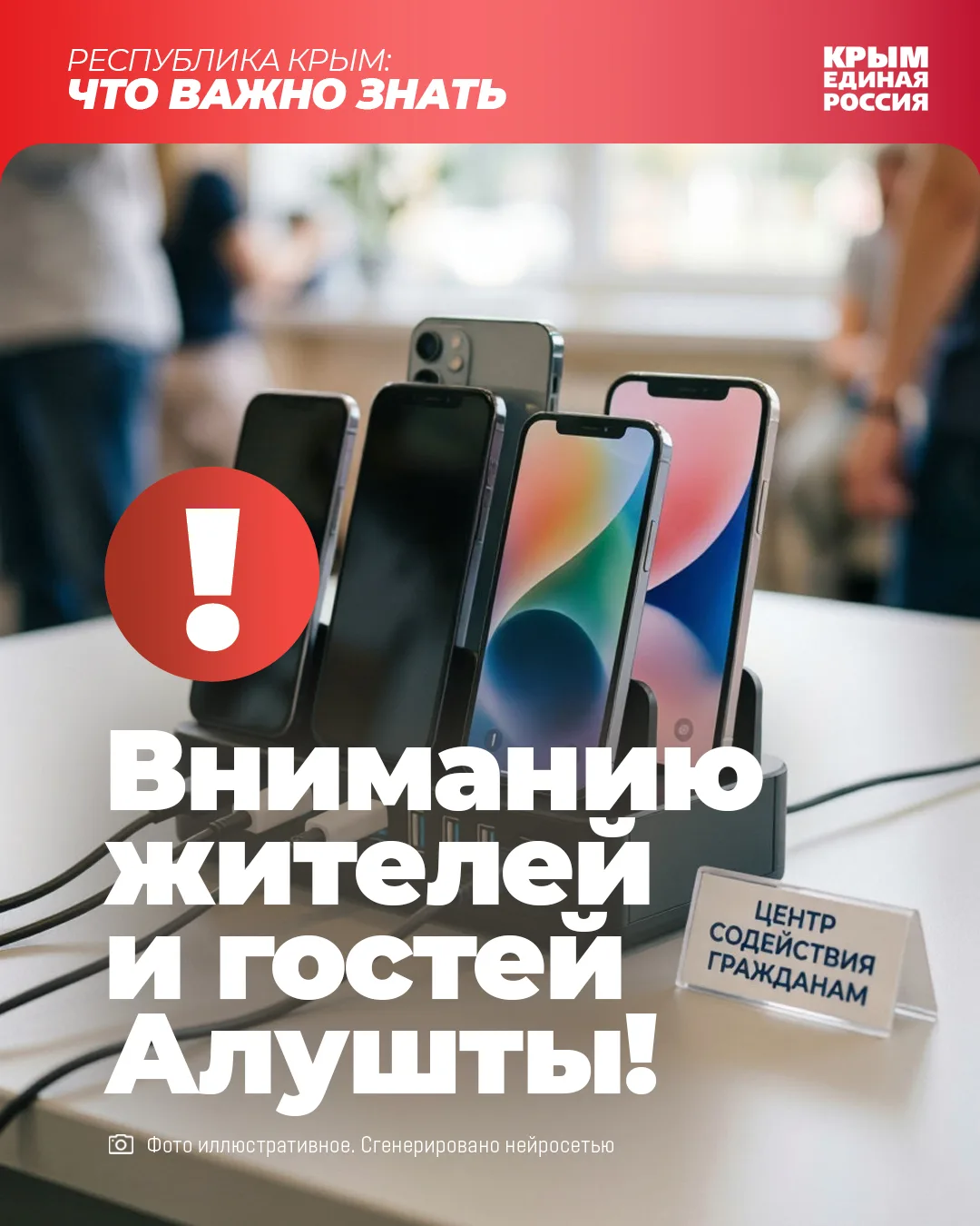 ‼ Уважаемые жители и гости Алушты!

По информации городской администрации, в случае отключения элект