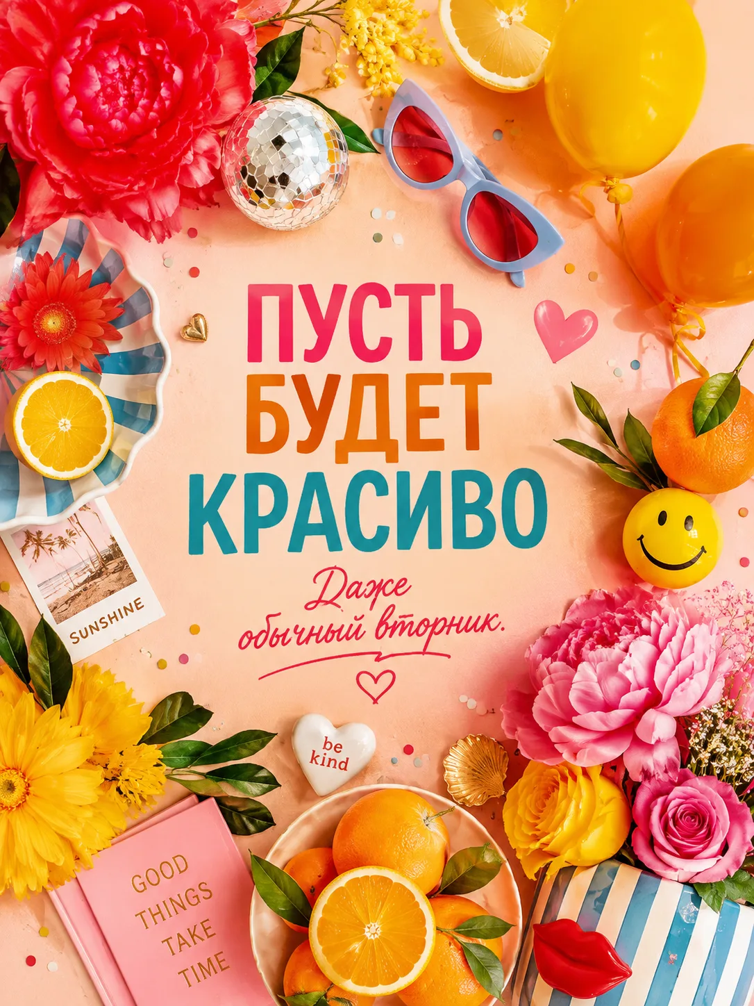 Открытки для хорошего настроения 🌿☀️