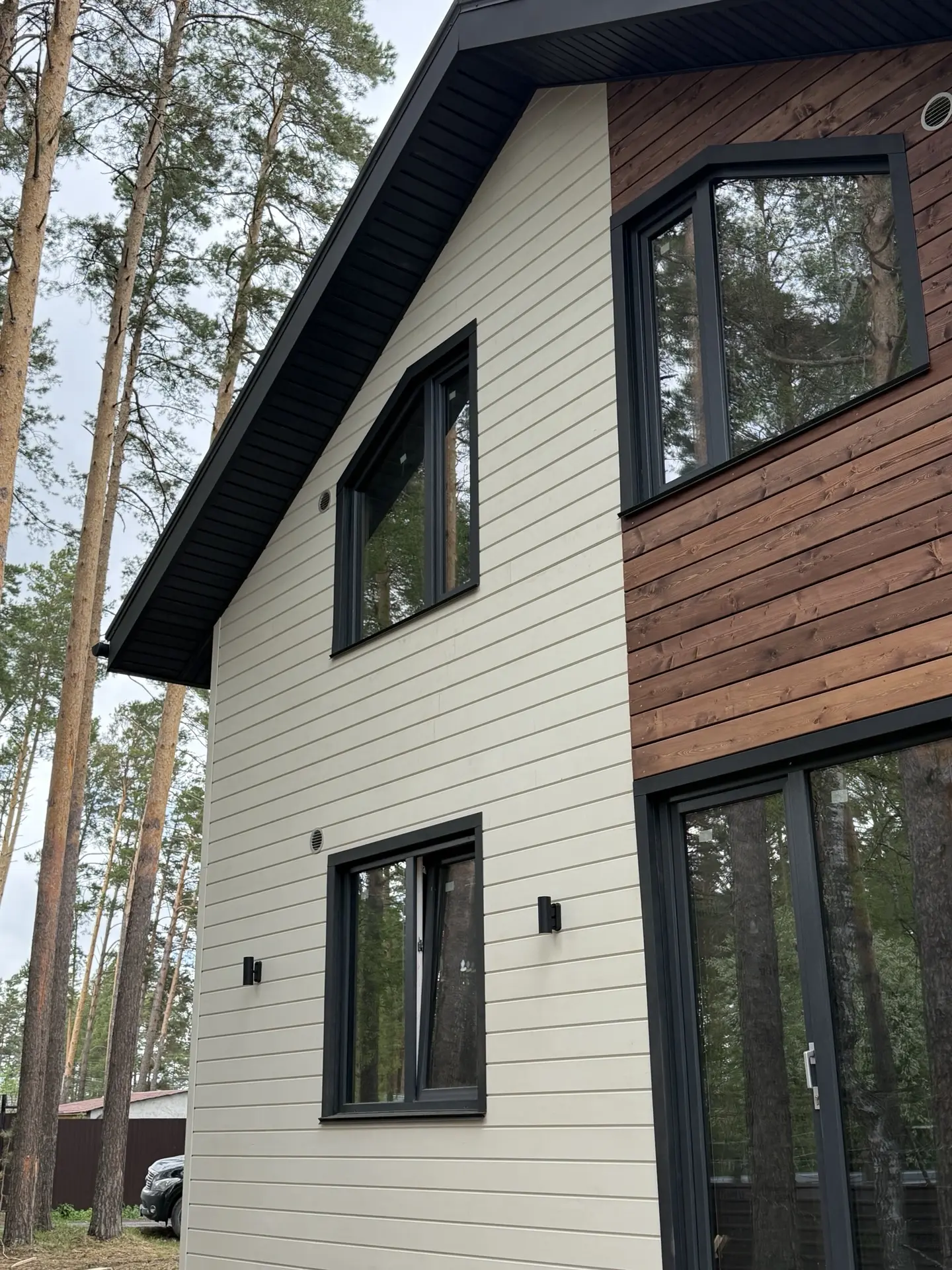Сегодня на обзоре очень атмосферный объект! 🏡 Сдали клиентам дом «Форест 129» в компле...