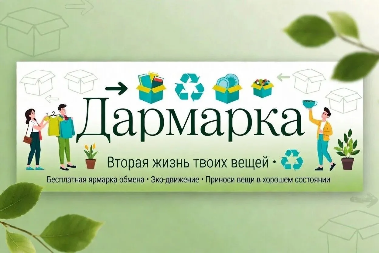 ✨ Дармарка в школе: обменяйся, не покупай! ✨  У тебя есть книги, которые уже прочитаны? Игрушки, в к