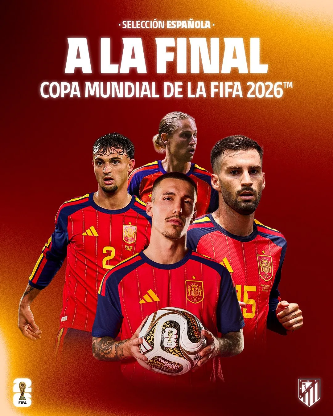 ⚡️🇪🇸  Поздравляем с выходом в финал Чемпионата Мира!

@amfans